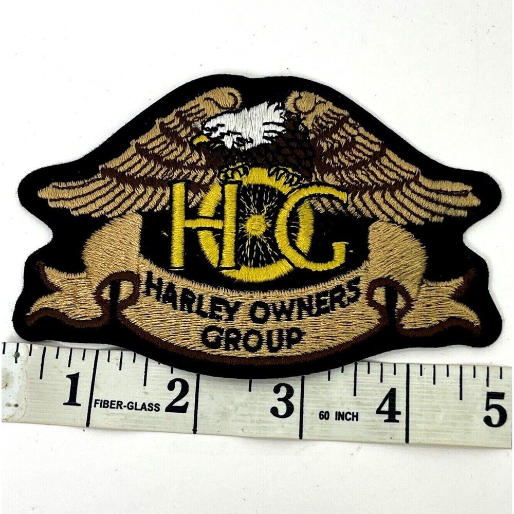 Harley Davidson‎ Eagle HOG Owners Group Jacket Patch NEW 5"